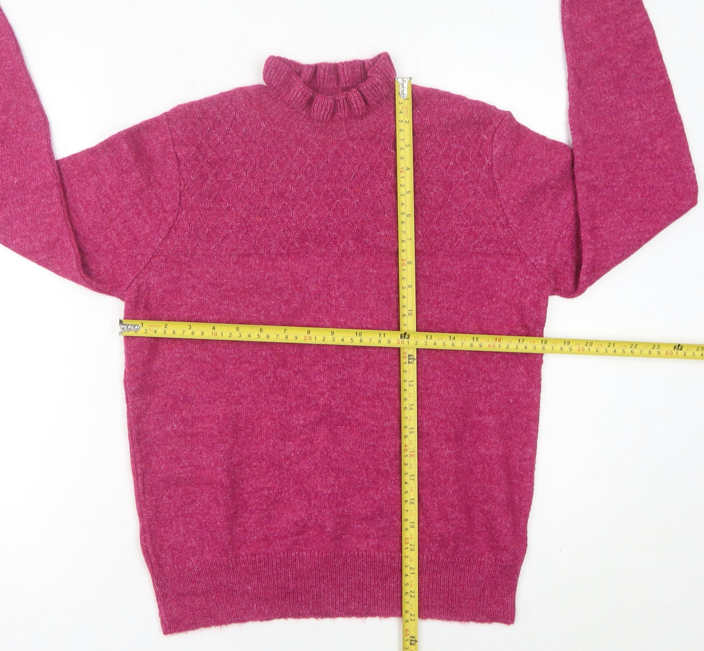 Womens UK Size M RR Pink Pullover Jumper