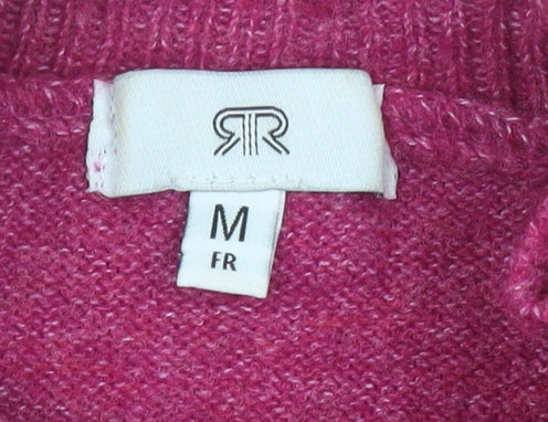 Womens UK Size M RR Pink Pullover Jumper