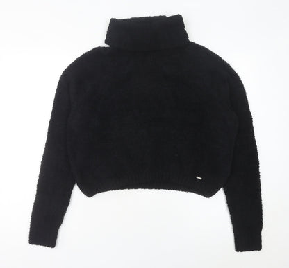 Womens UK Size L Hollister Black Pullover Jumper
