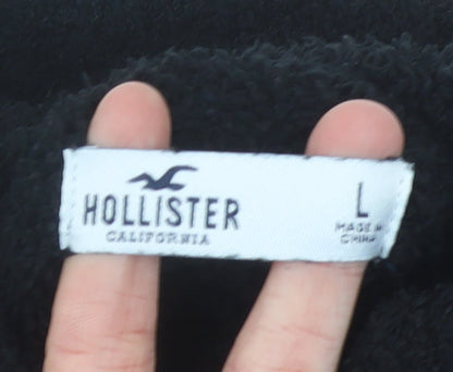 Womens UK Size L Hollister Black Pullover Jumper