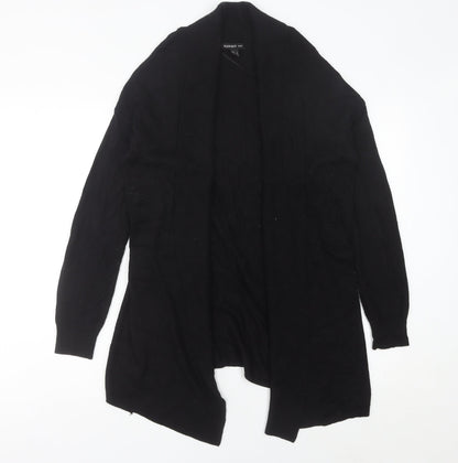 Womens UK Size 8 Mango Black Cardigan Jumper