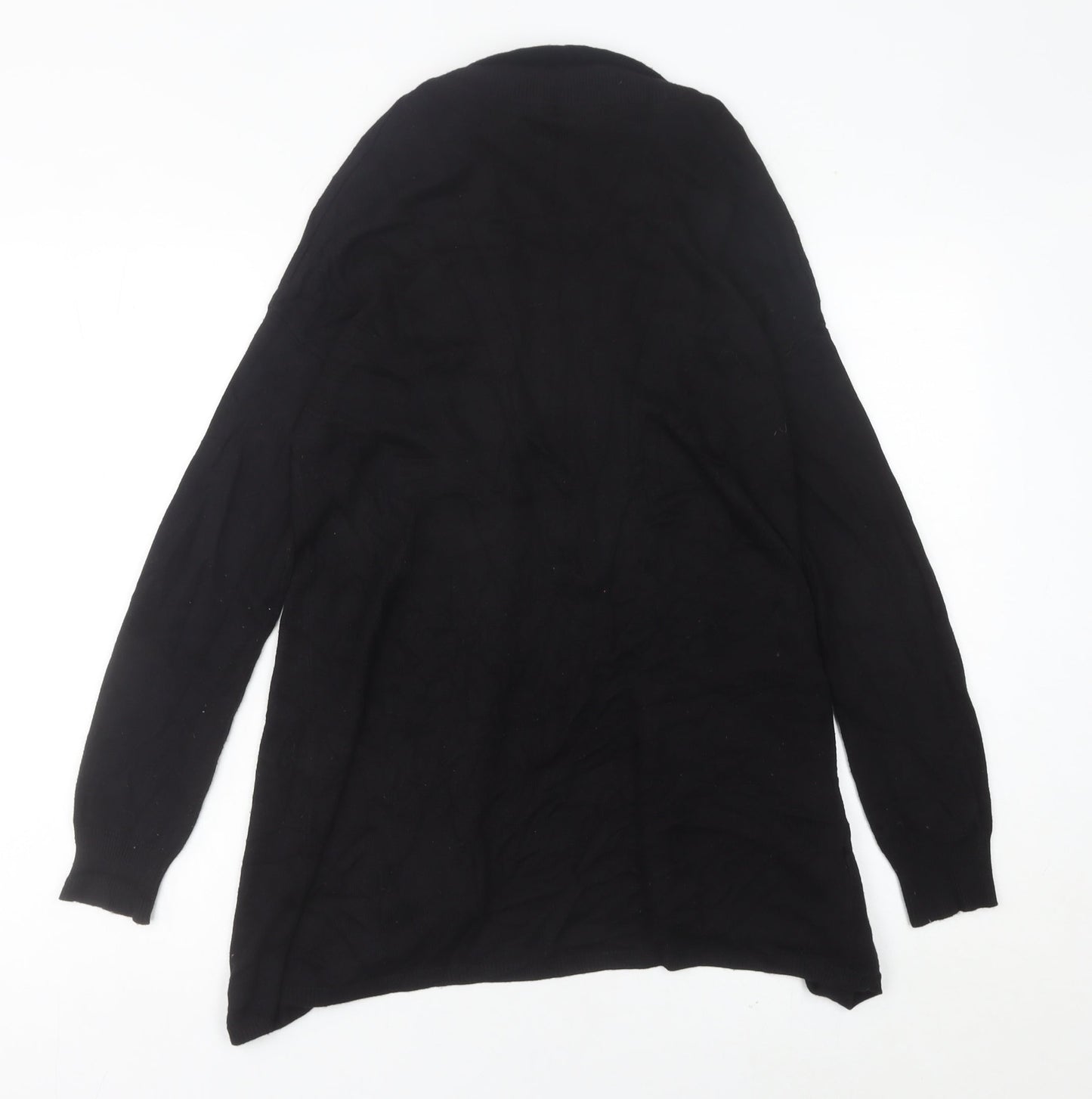 Womens UK Size 8 Mango Black Cardigan Jumper