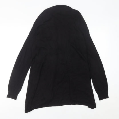 Womens UK Size 8 Mango Black Cardigan Jumper