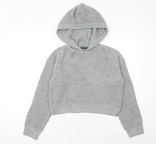 Womens UK Size S Select Grey Pullover Jumper