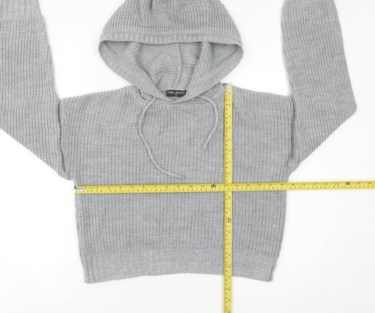 Womens UK Size S Select Grey Pullover Jumper