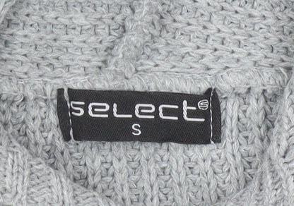 Womens UK Size S Select Grey Pullover Jumper