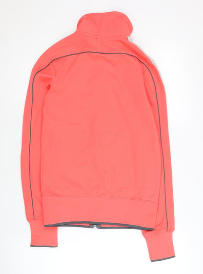 Nike Womens Pink Track Jacket M Full Zip Sportswear Gym Training