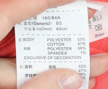 Nike Womens Pink Track Jacket M Full Zip Sportswear Gym Training