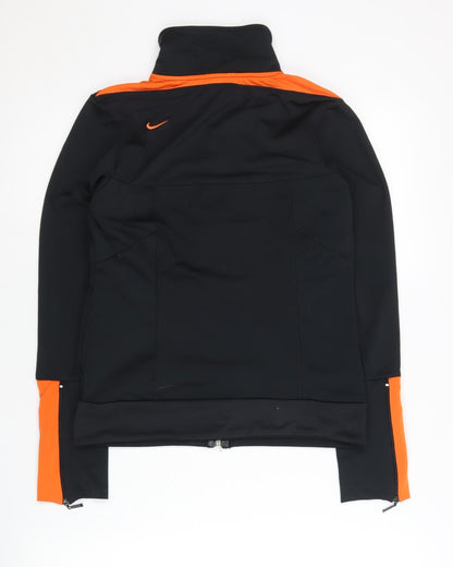 Nike Women’s Black Medium Track Jacket Full Zip Activewear