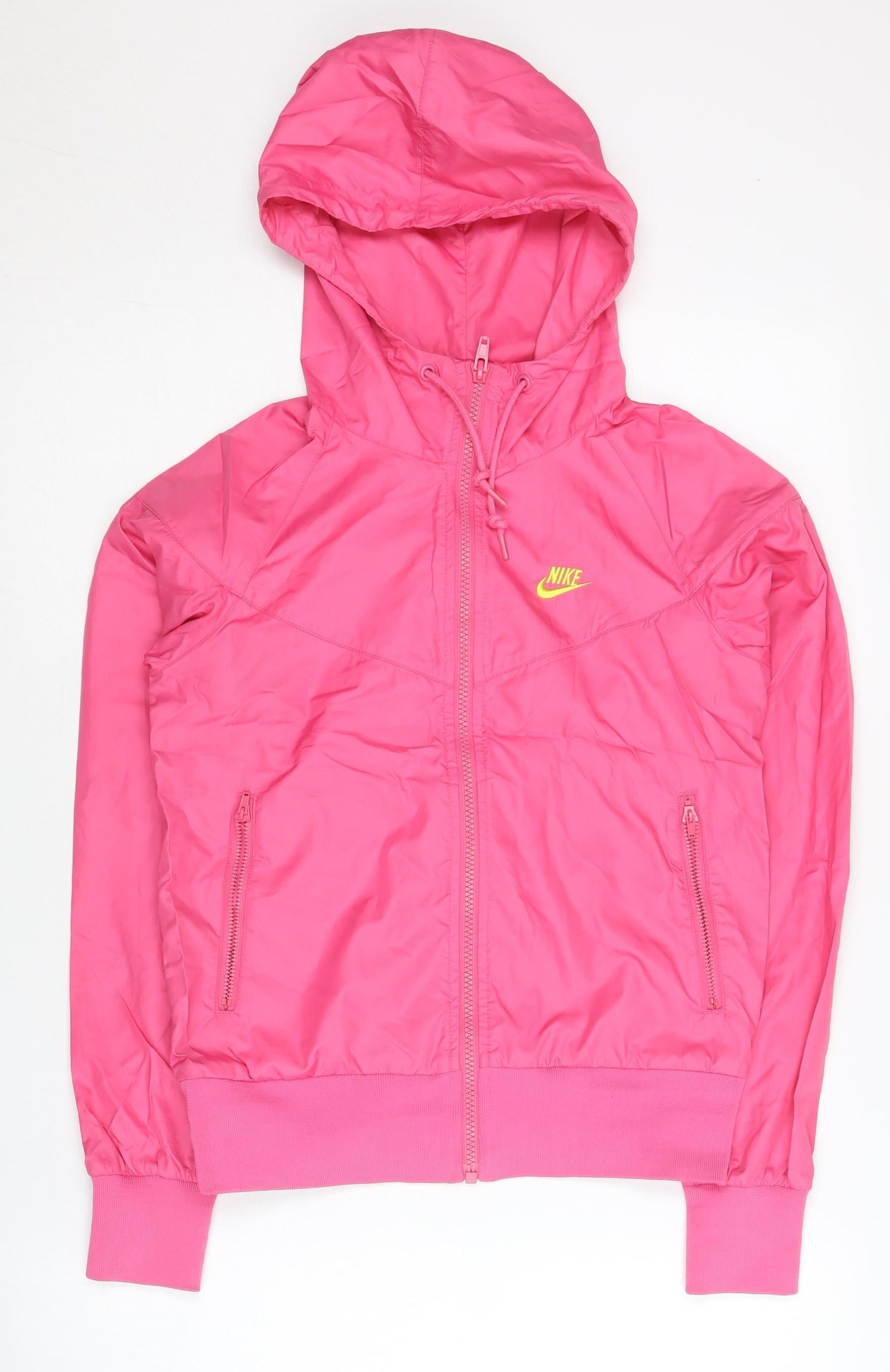 Nike Womens Pink XS Sportswear Hooded Windbreaker Jacket