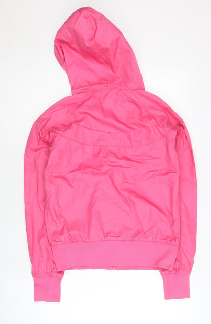 Nike Womens Pink XS Sportswear Hooded Windbreaker Jacket