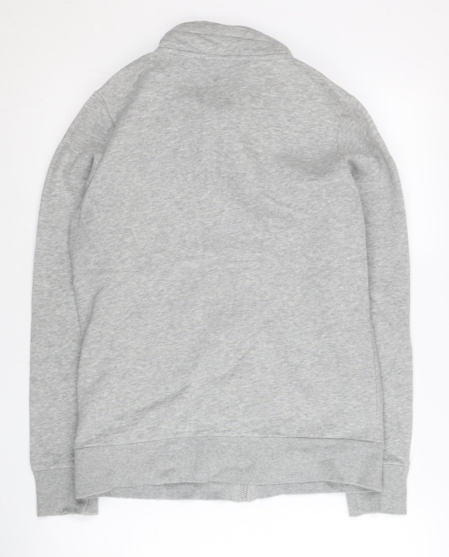 Kappa Women Grey Size 12 Track Jacket Full Zip Activewear