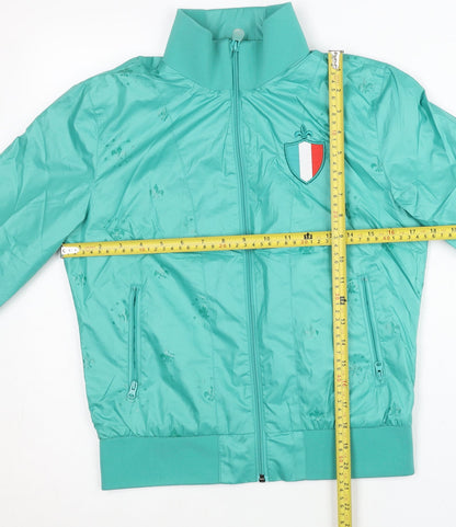 Kappa Women’s Green Track Jacket Size 8 Full Zip Sports Lightweight