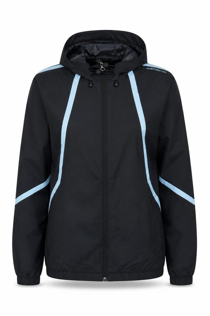 Womens UK Size 12 adidas Black Running & Jogging Walking Gym & Training Jacket