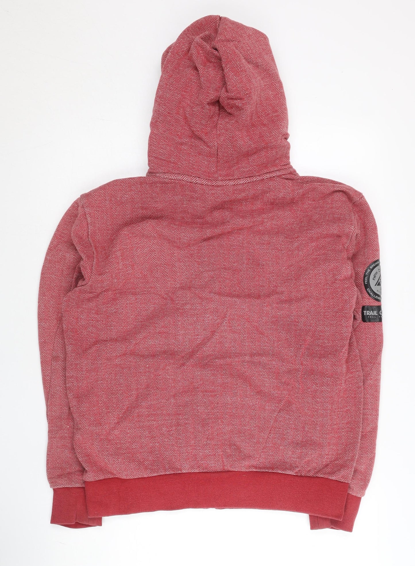 Womens UK Size M New Balance Red Full Zip Hoodie
