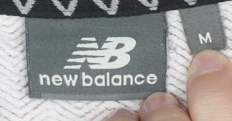 Womens UK Size M New Balance Red Full Zip Hoodie