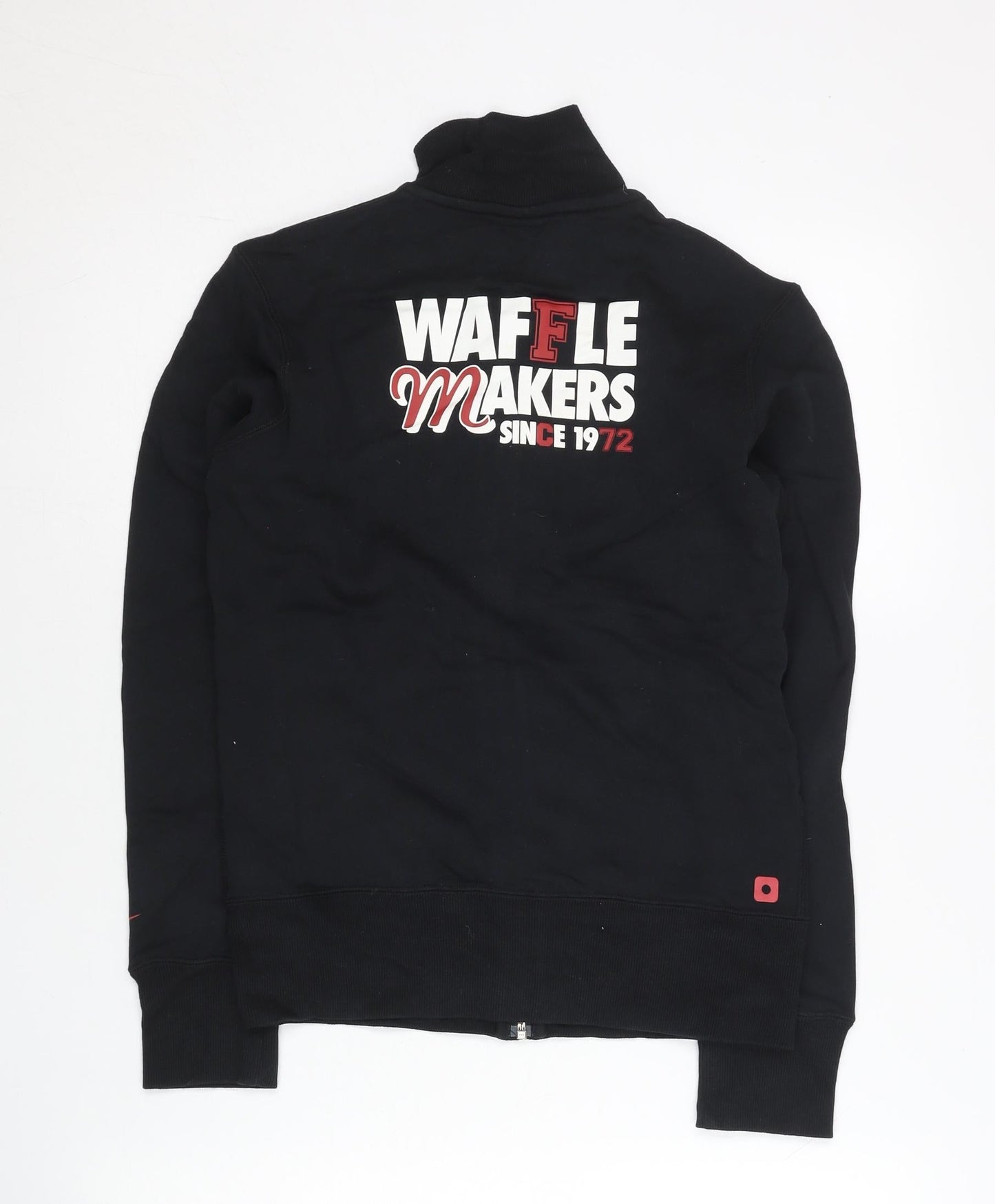 Nike Women Black Track Jacket Medium Full Zip Athletic Dept