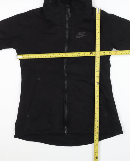 Nike Womens Black Full Zip Hoodie Jacket Size S Sportswear
