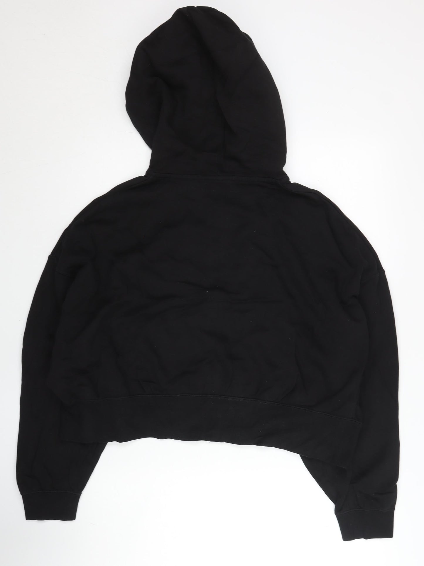 Nike Women’s Black Full Zip Hoodie L Sportswear Cotton Blend