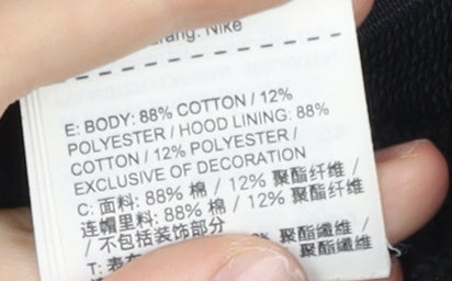 Nike Women’s Black Full Zip Hoodie Size M Sportswear