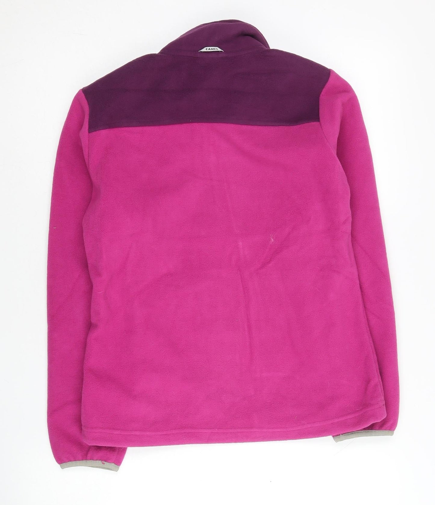 Camel Women’s Pink Fleece Jacket UK 6 Full Zip Lightweight Outdoor