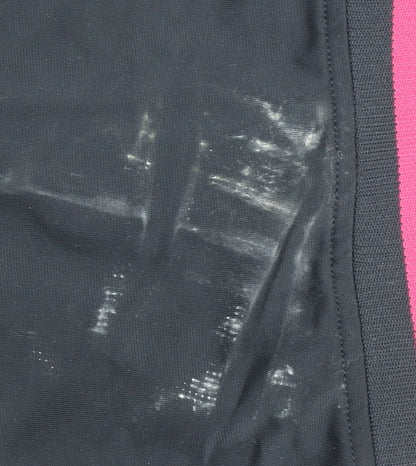 Adidas Womens Black Size 12 Track Jacket Full Zip Sports Top