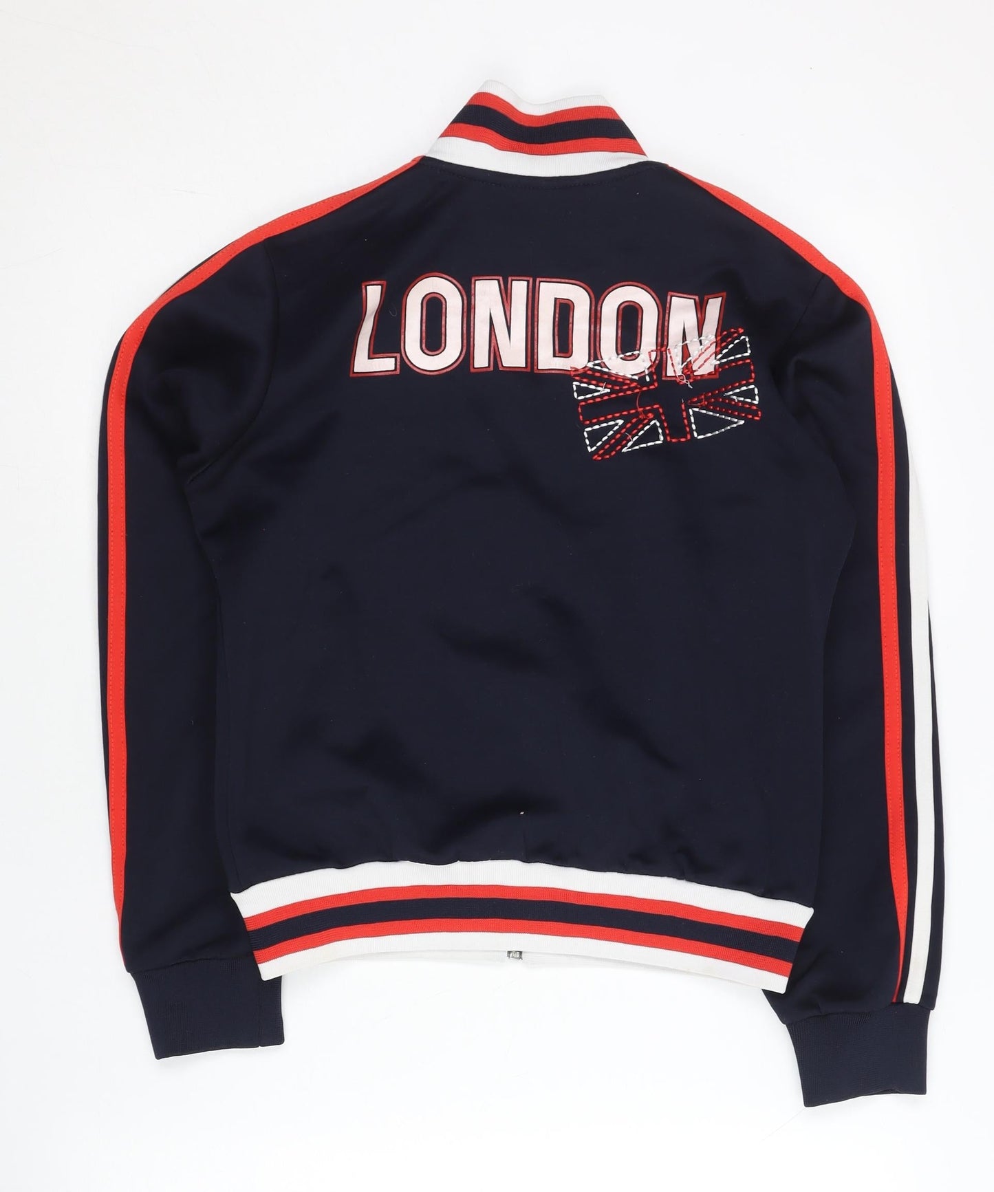 Kappa Unisex Blue Track Jacket Medium London Flag Full Zip Sportswear