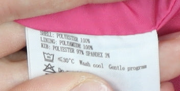 Kappa Women’s Pink Size 10 Track Jacket Lightweight Full Zip