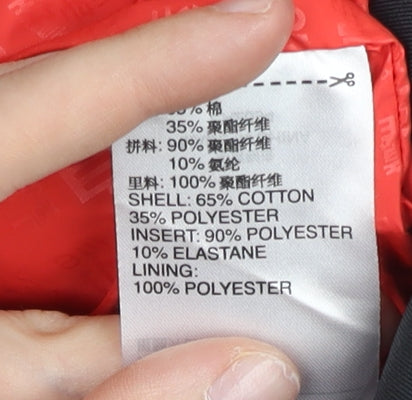 Adidas Womens Red Track Jacket UK 10 Full Zip Sportswear