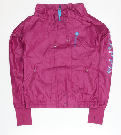 Kappa Women’s Pink Track Jacket Size 6 Regular Fit Sportswear