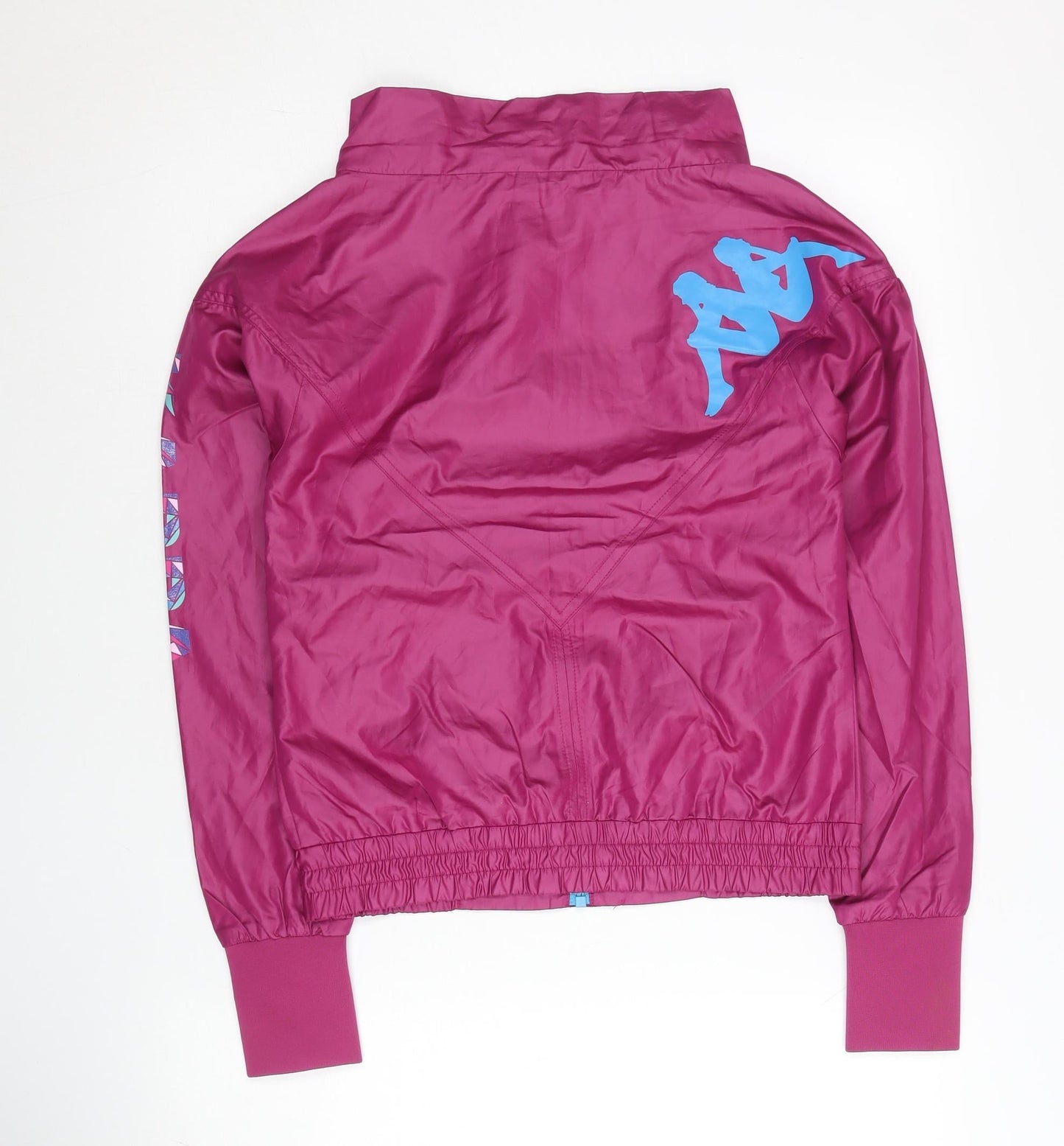 Kappa Women’s Pink Track Jacket Size 6 Regular Fit Sportswear