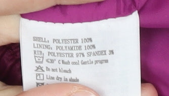 Kappa Women’s Pink Track Jacket Size 6 Regular Fit Sportswear