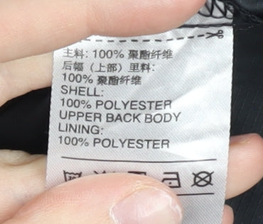 Adidas Women Black Size 12 Windbreaker Jacket Hooded Sports