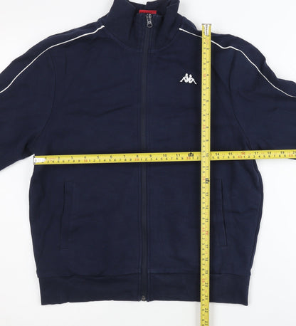Kappa Womens Blue Track Jacket Size 14 Full Zip Sportswear