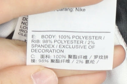 Nike Womens Multicoloured Floral Varsity Jacket Size M Cropped Lightweight