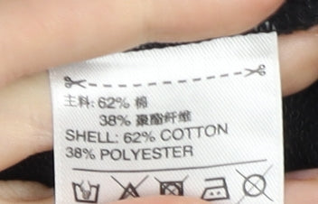 Adidas Womens Black Polka Dot Full Zip Hoodie Size 10