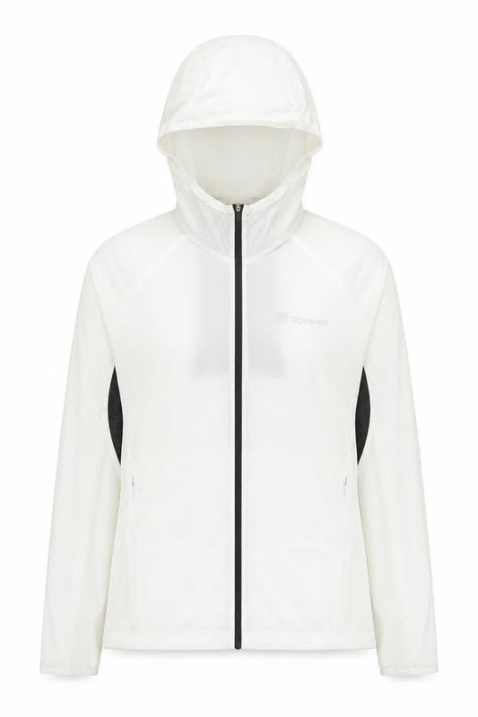 Toread Womens Ivory Windbreaker Jacket Size 8 Hooded Lightweight