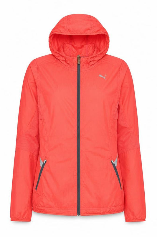 Womens UK Size 8 PUMA Red Running & JoggingGym & TrainingHikingCycling Jacket