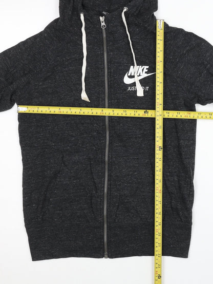 Nike Women's Black Full Zip Hoodie Sweatshirt Size S Sportswear
