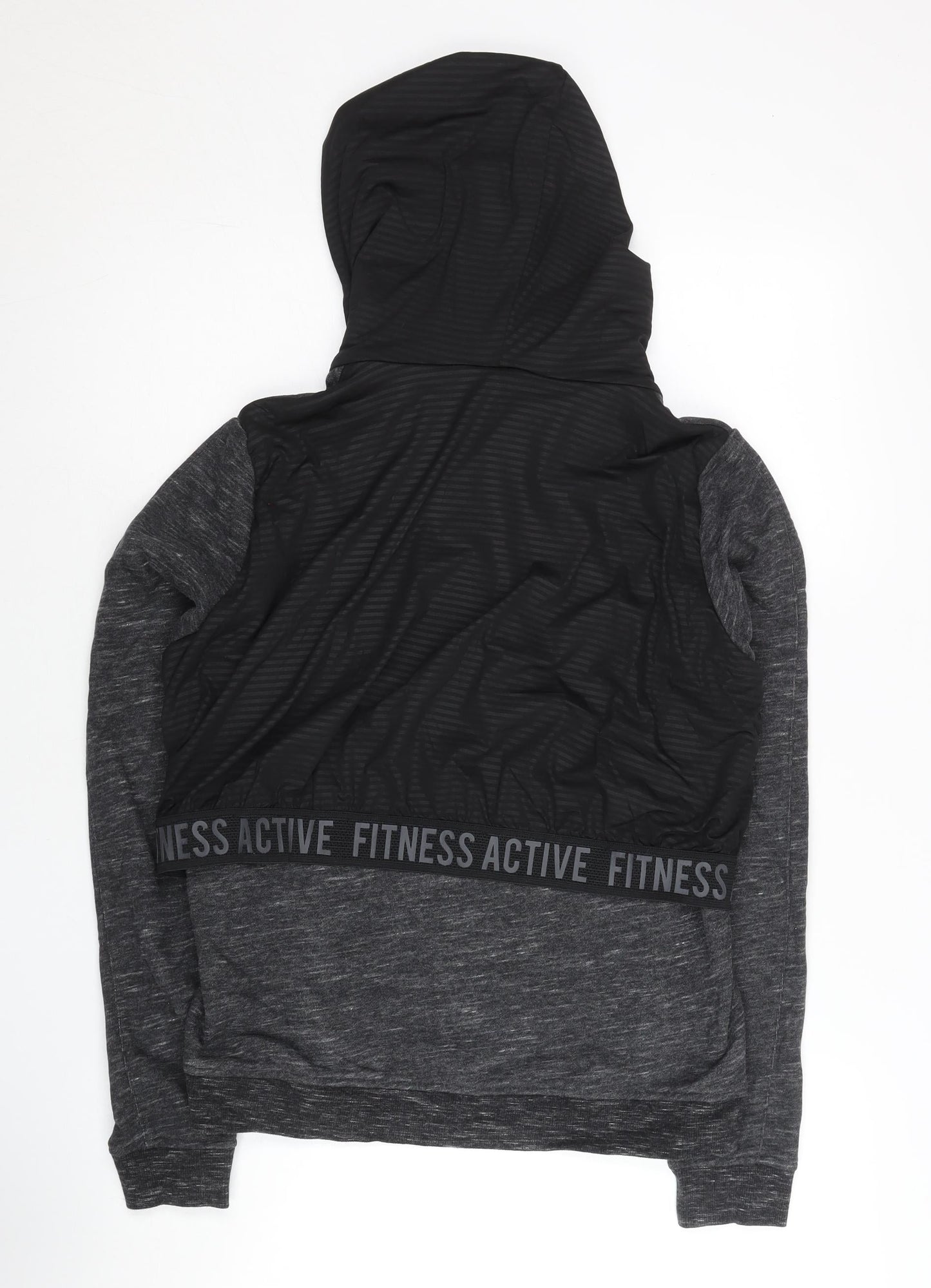 Decathlon Women’s Grey Full Zip Hoodie Activewear Size M