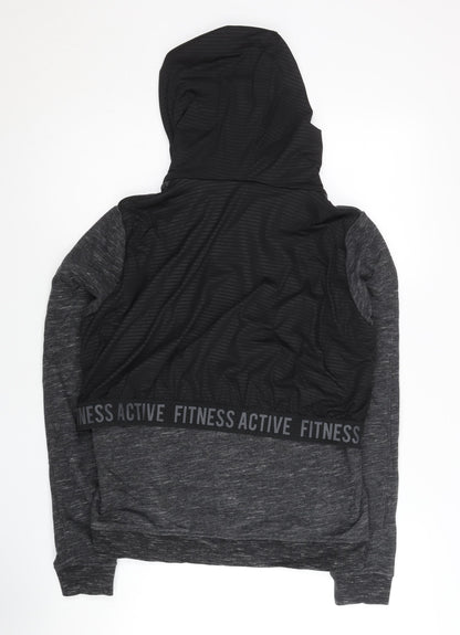 Decathlon Women’s Grey Full Zip Hoodie Activewear Size M