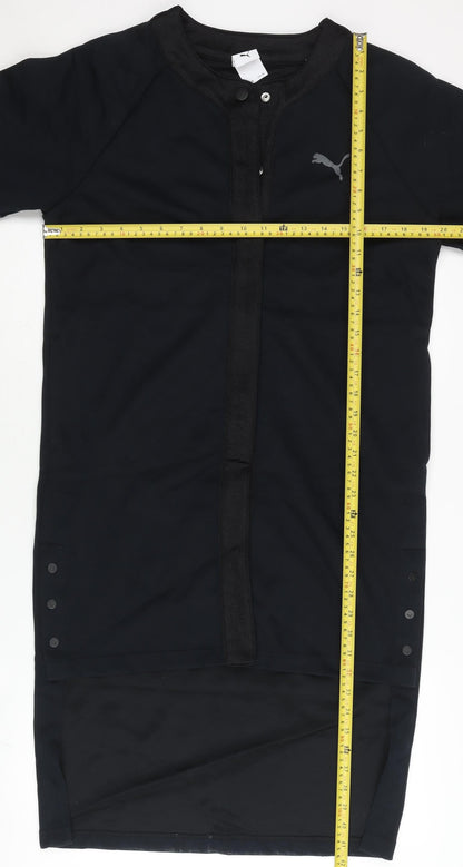 Puma SG Women's Black Varsity Jacket Size M Short Sleeve Sportswear
