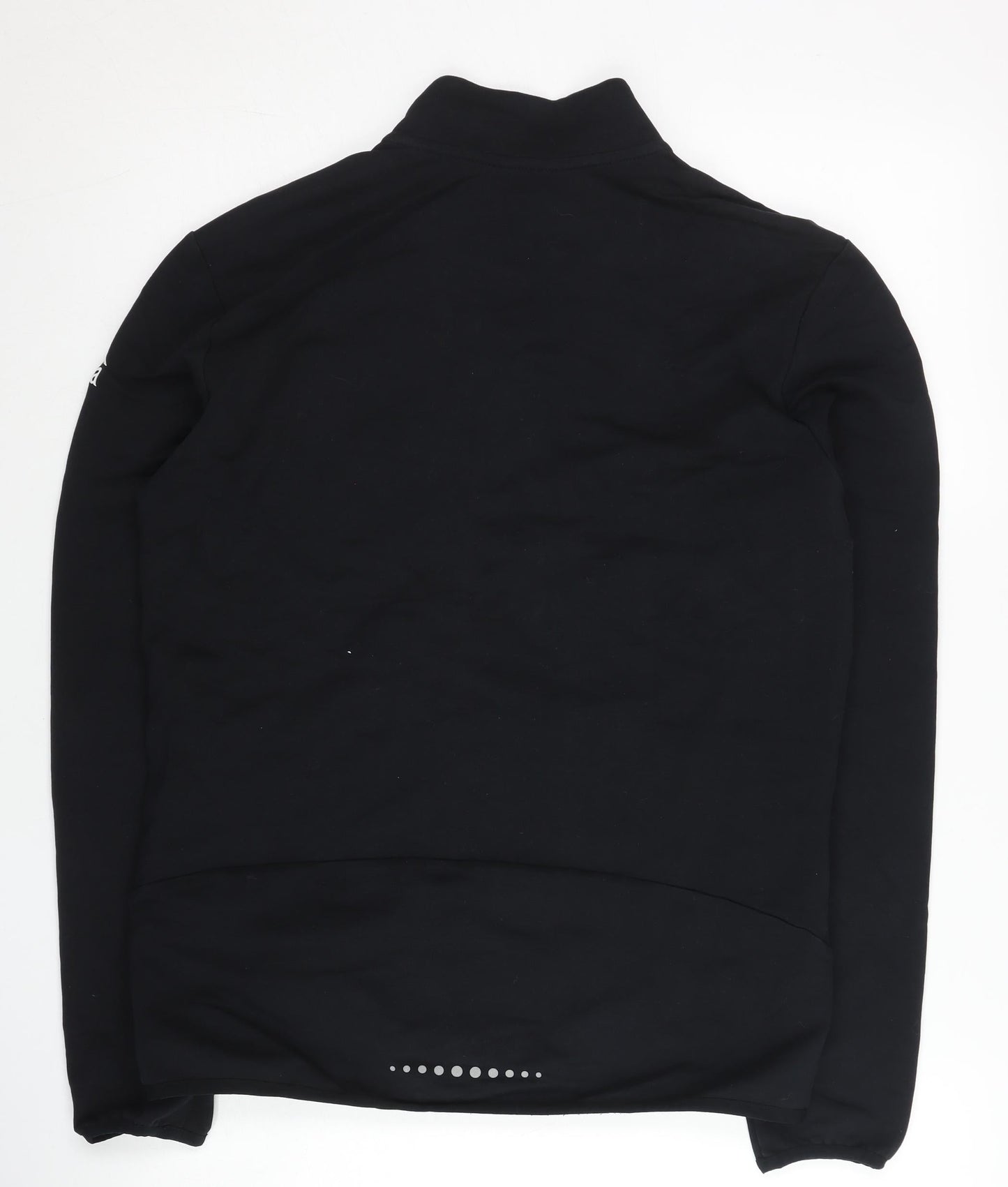 Kappa Women Black Track Jacket Size 14 Regular Full Zip Sportswear