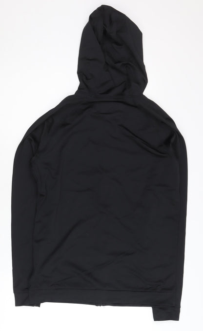 Kelme Womens Black L Track Jacket Lightweight Hooded Sportswear