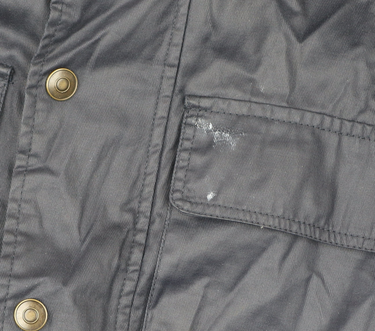 Mens UK Size L Cotton Traders Blue Field Jacket