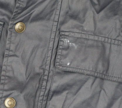 Mens UK Size L Cotton Traders Blue Field Jacket