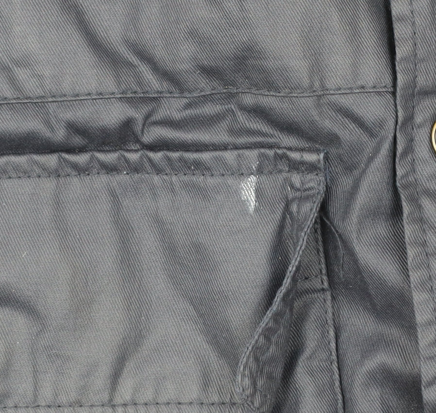 Mens UK Size L Cotton Traders Blue Field Jacket