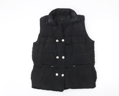 Womens UK Size XS Rising Black Puffer Jacket