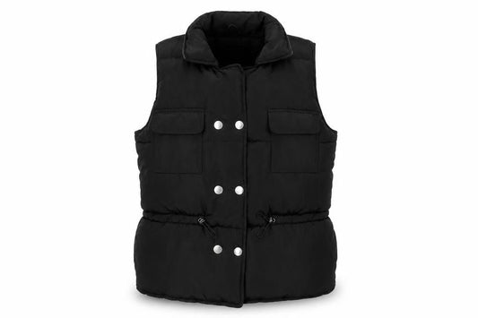 Womens UK Size XS Rising Black Puffer Jacket