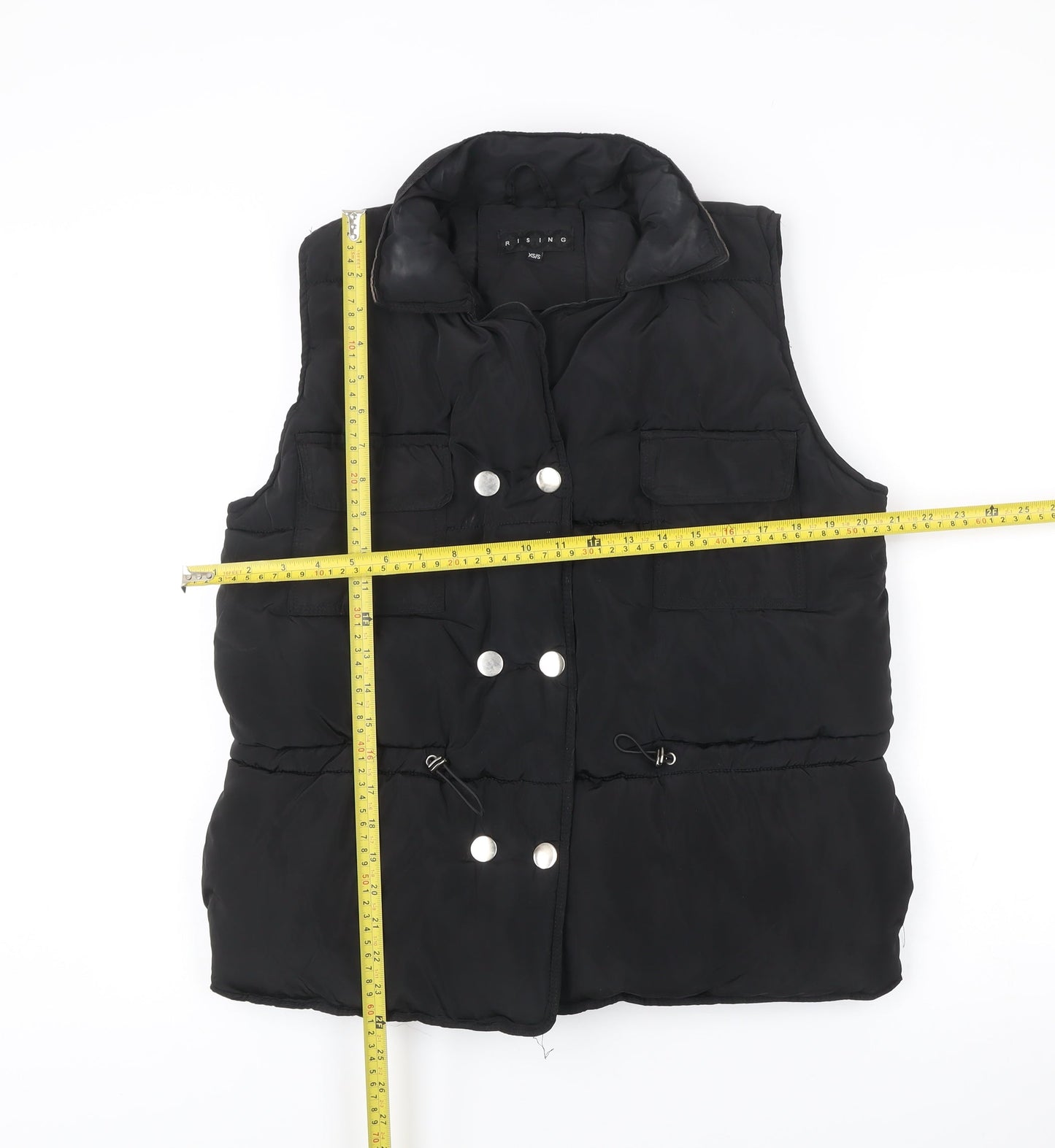 Womens UK Size XS Rising Black Puffer Jacket
